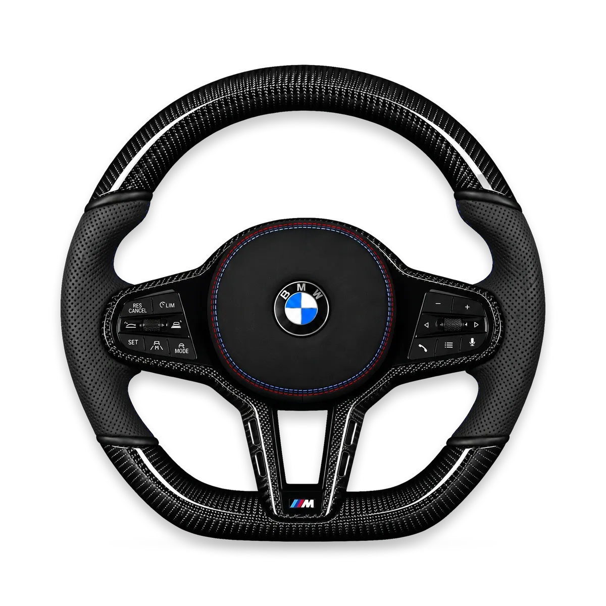 Kierownica carbon ze skórą perforowaną – BMW M2/M3/M4 (G87/G80/G82)